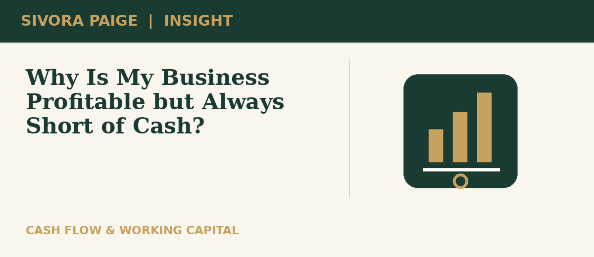 Illustration for Why Is My Business Profitable but Always Short of Cash?